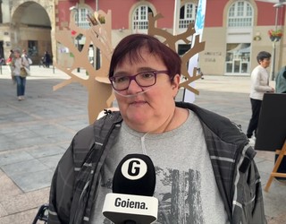 Pili Romariz: "Herritarrek, gu babesteaz gain, lanak erosten dizkigute"