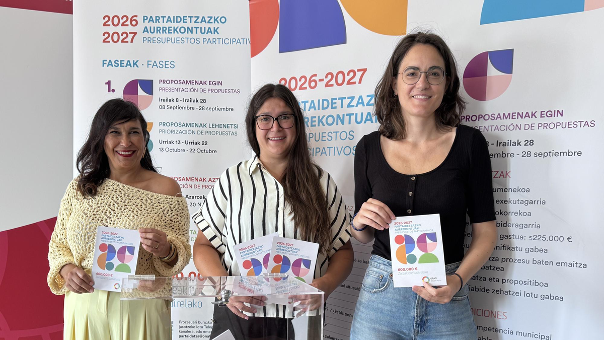 600.000 euro oñatiarren proposamenetarako