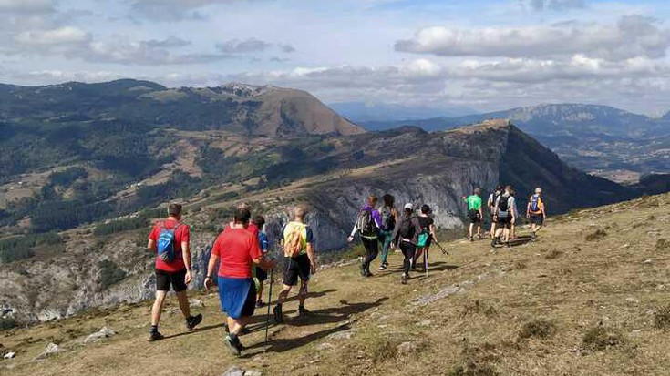 Arrakastatsua izan da aurten ere Oñatiko mendi martxa