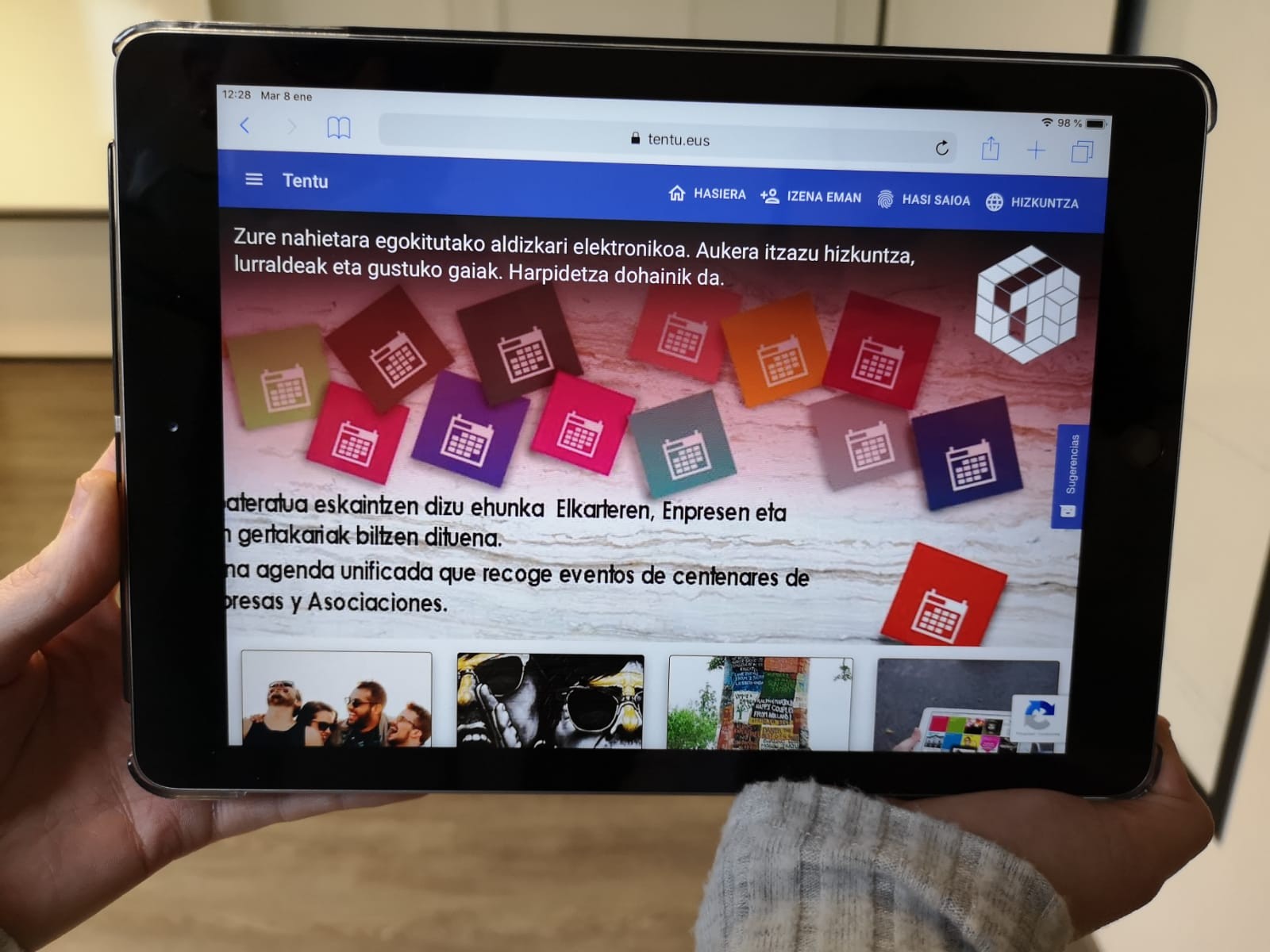 'Tentu' jaio da, aldizkari elektroniko pertsonalizatua