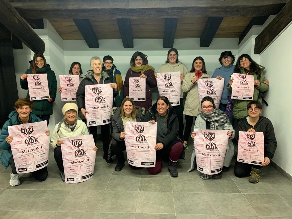 Elkarretaratzea eta manifestazioa egingo dituzte Martxoaren 8an