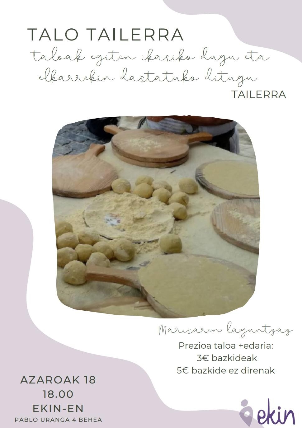 Euskaraldian murgildu berri… talo tailerra!