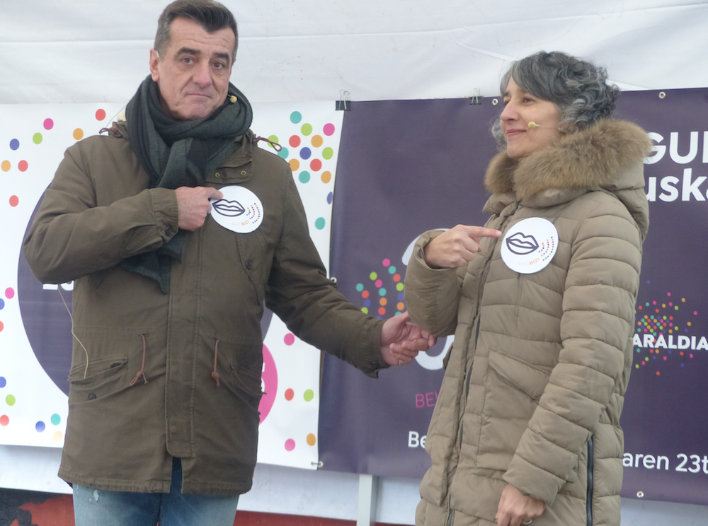 Euskaraldian parte hartzeko erronkari heldu diote Bergaran, eta herritarren partaidetza eskatu dute
