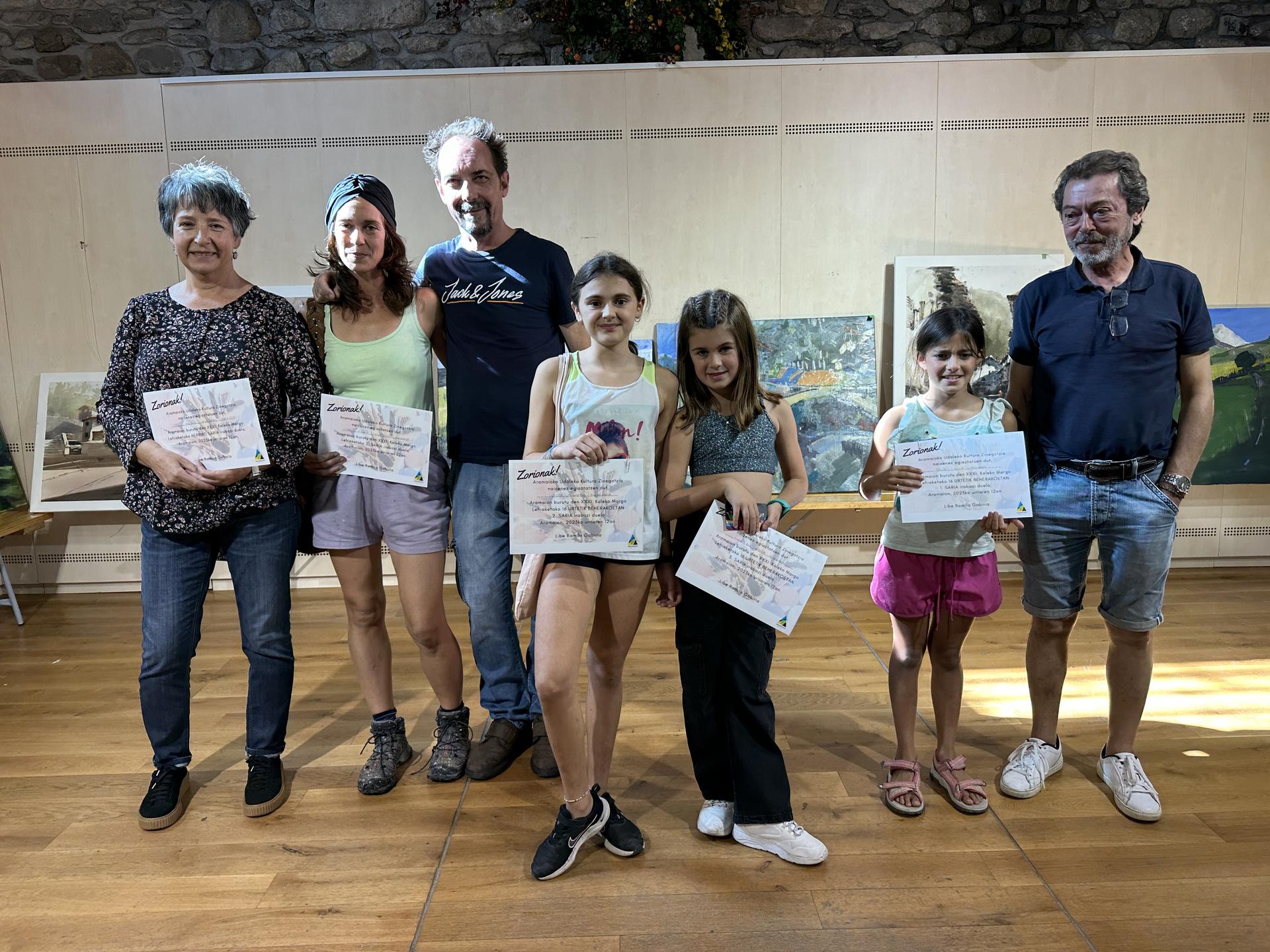 Jose Miguel Arranz de Juanek irabazi du Aramaioko margo lehiaketa