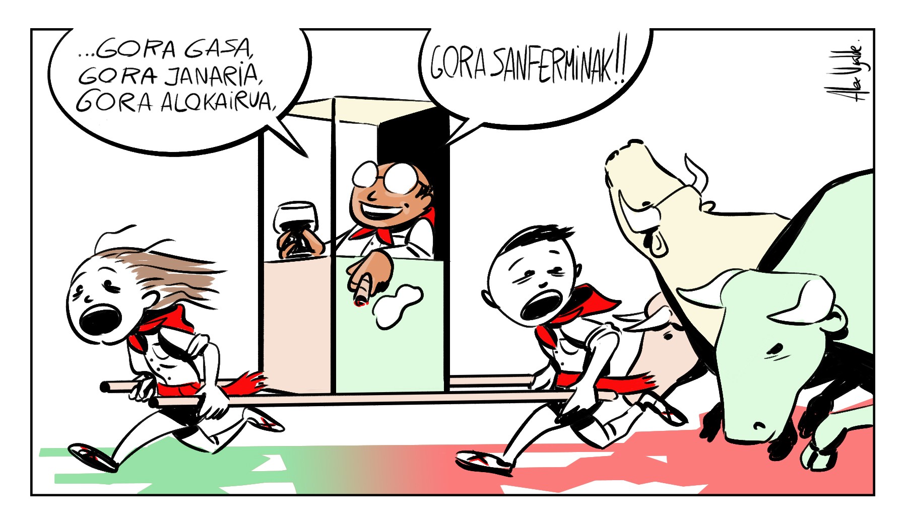Gora sanferminak!