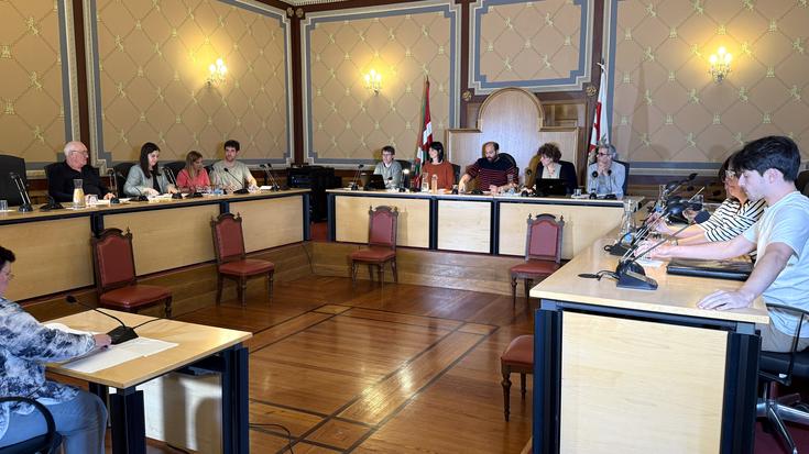 Energia berriztagarriak hizpide Bergarako udalbatzan, itzalaldi masiboaren egunean