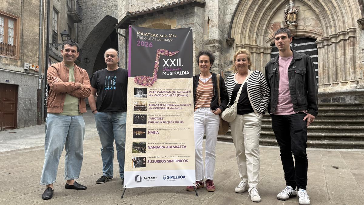 Maiatzaren 6tik 31ra musikaz beteko da Arrasate Udaberriko Musikaldiaren bueltan