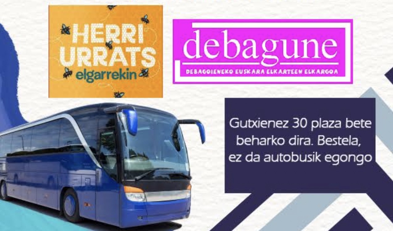 Debagoienetik Senperera joateko autobus zerbitzua antolatu dute
