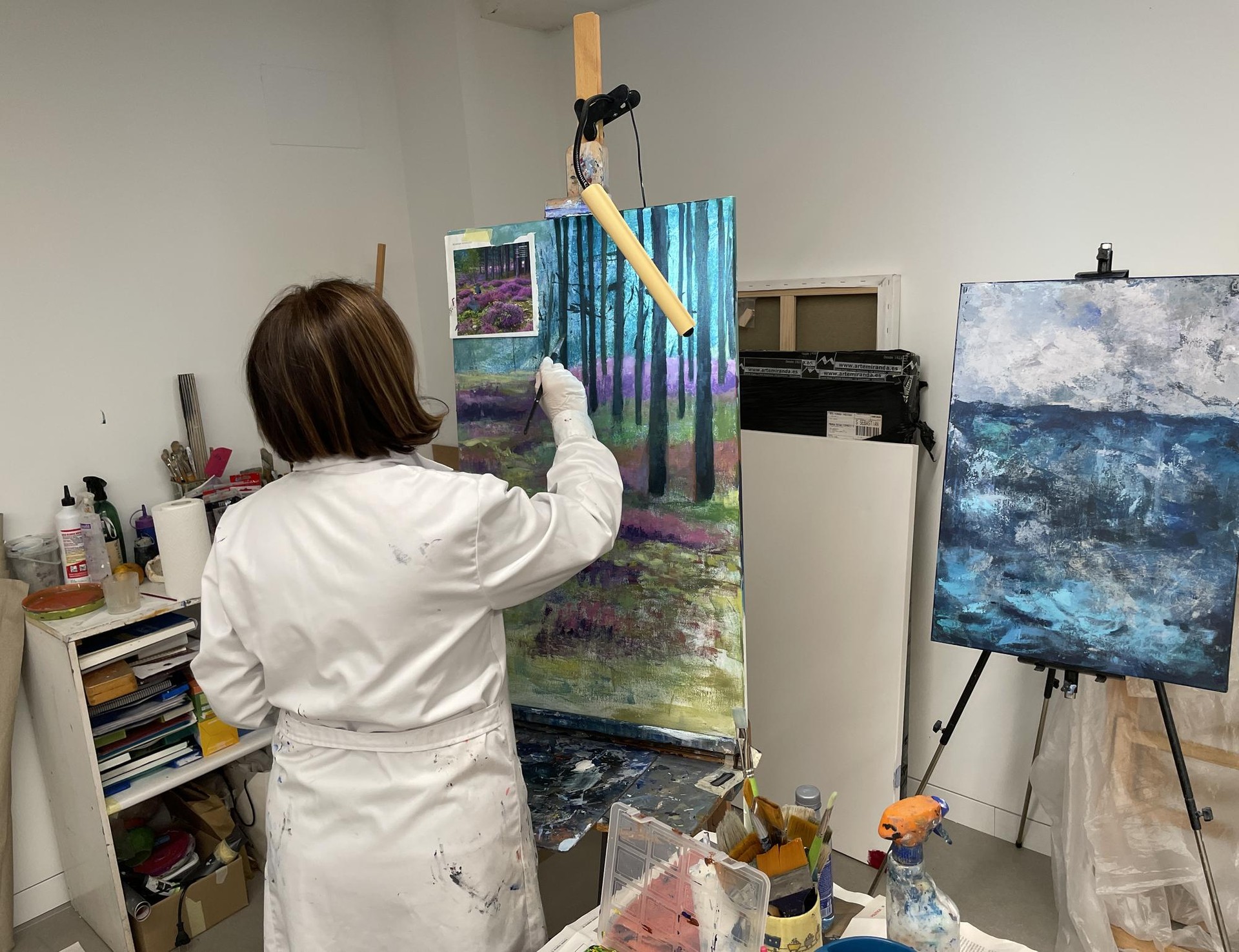 Pintura ikastaroak Kulturaten, Amaia Bengoaren eskutik