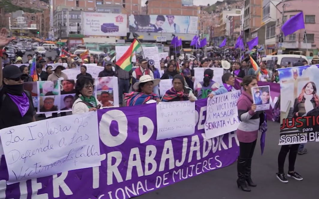 Boliviako borroka feminista izango dute berbagai egubakoitzean