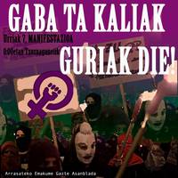 Manifestazio feminista Maritxu Kajoi egunean