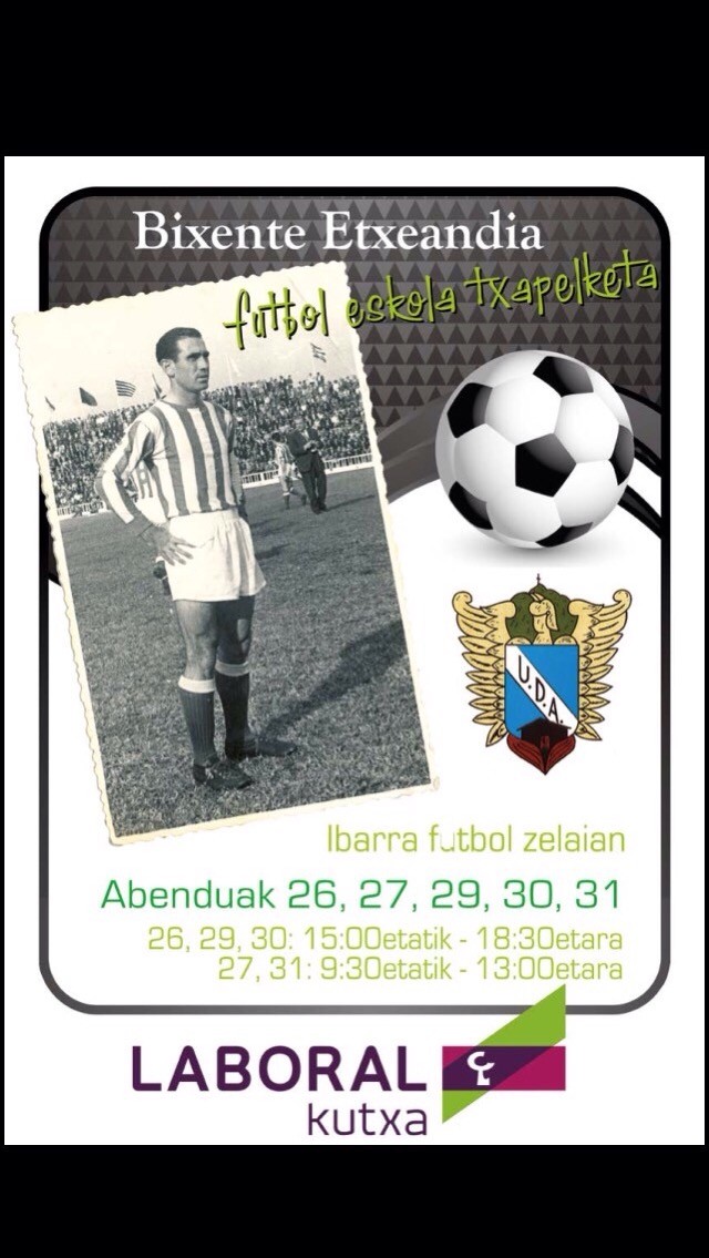 Abenduaren 26tik 31ra futbolarien topagune izango da Ibarra