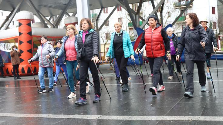 Ibilketa nordikoa, mugikortasun aktiboa sustatzeko