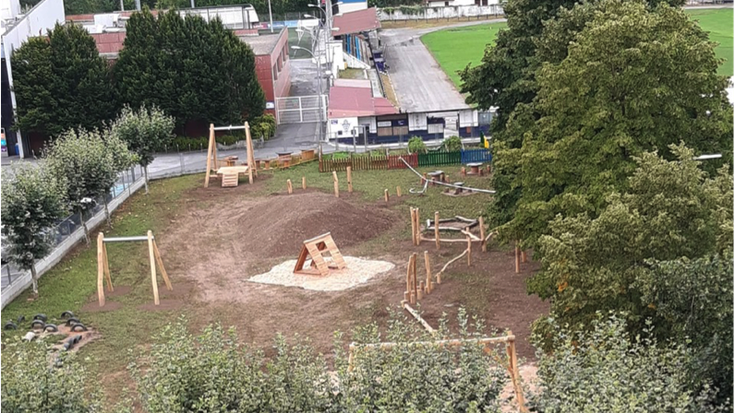 San Martin eskolako patio inklusiboa zaintzeko deia, "erabilera desegokia" dela eta