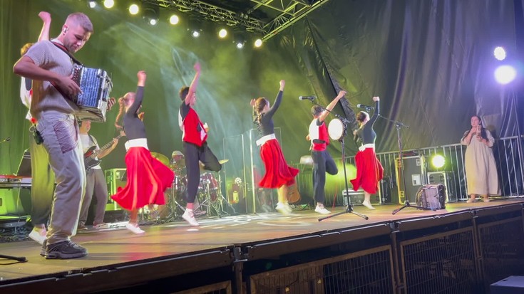 Dantza eta musika, biak uztartu ditu 'Haria' ikuskizunak