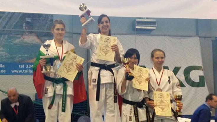 Laida Ramos Europako txapeldun izan da Estonian jokatutako Kyokushin karate txapelketan