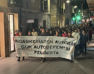 Indarkeriari saretuz erantzuteko mezua entzungo da azaroaren 25ean