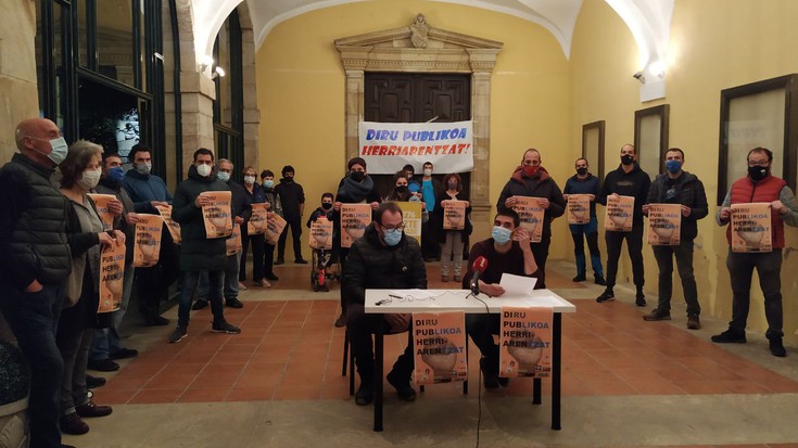 'Diru publikoa herriarentzat' leloarekin manifestazioa egingo dute zapatuan, Oñatin