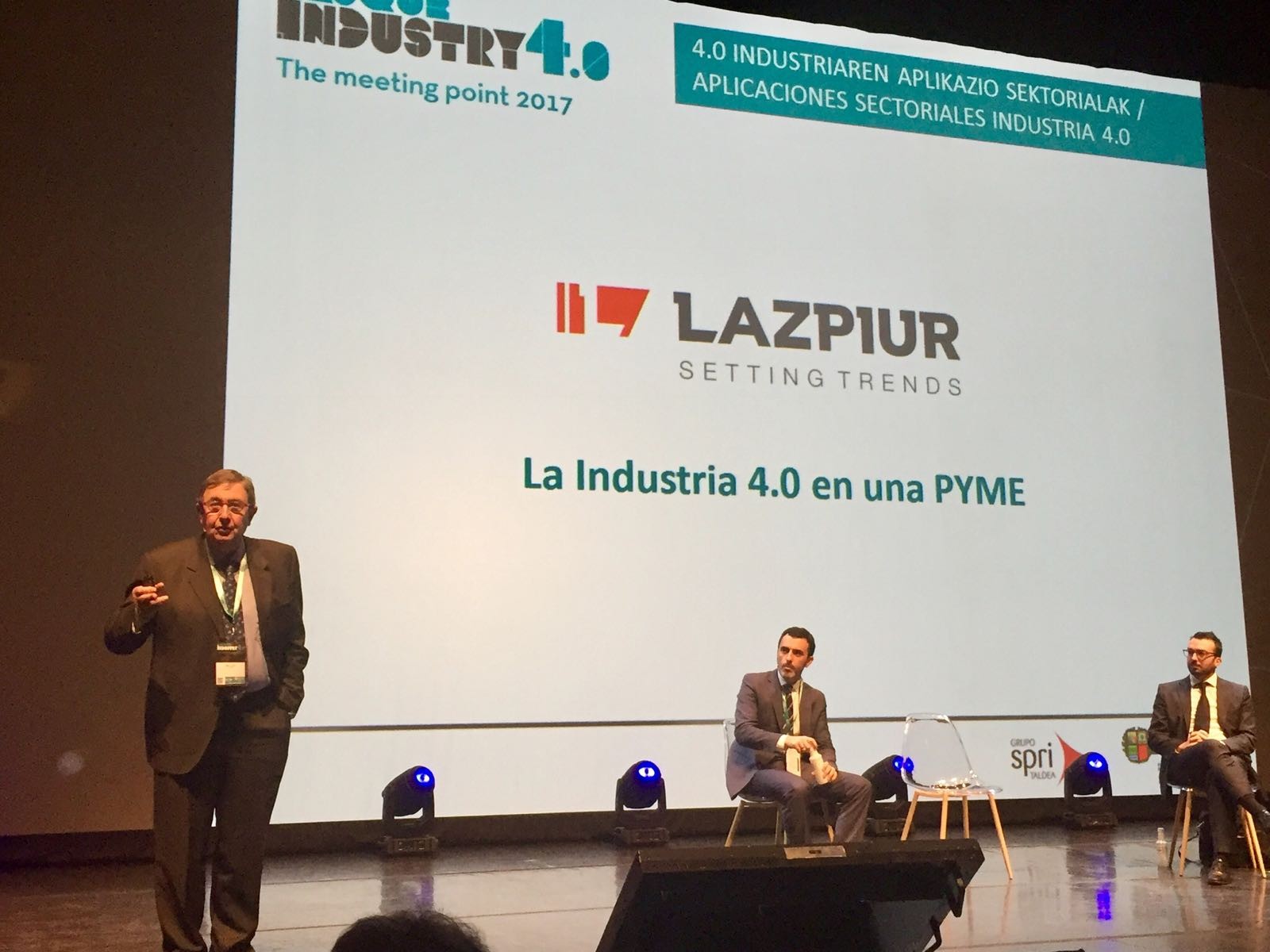 Lazpiurrek enpresako berrikuntzak aurkeztu ditu Basque Industry 4.0 jardunaldian 