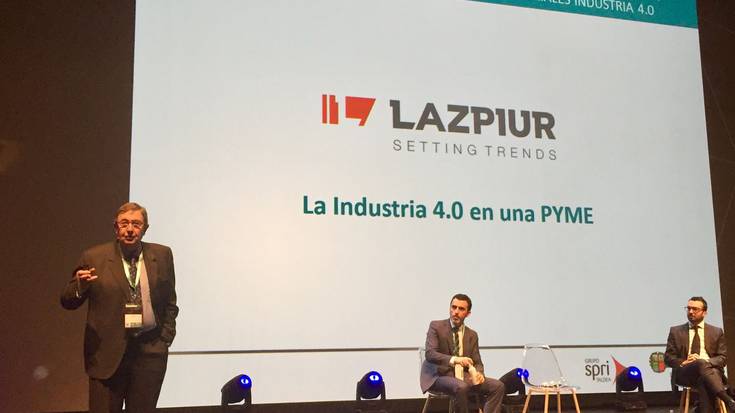 Lazpiurrek enpresako berrikuntzak aurkeztu ditu Basque Industry 4.0 jardunaldian 