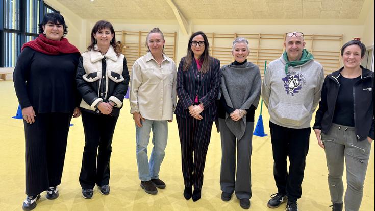 Musakolako herri eskola berrituarekin "oso pozik" dago hezkuntza sailburu Begoña Pedrosa