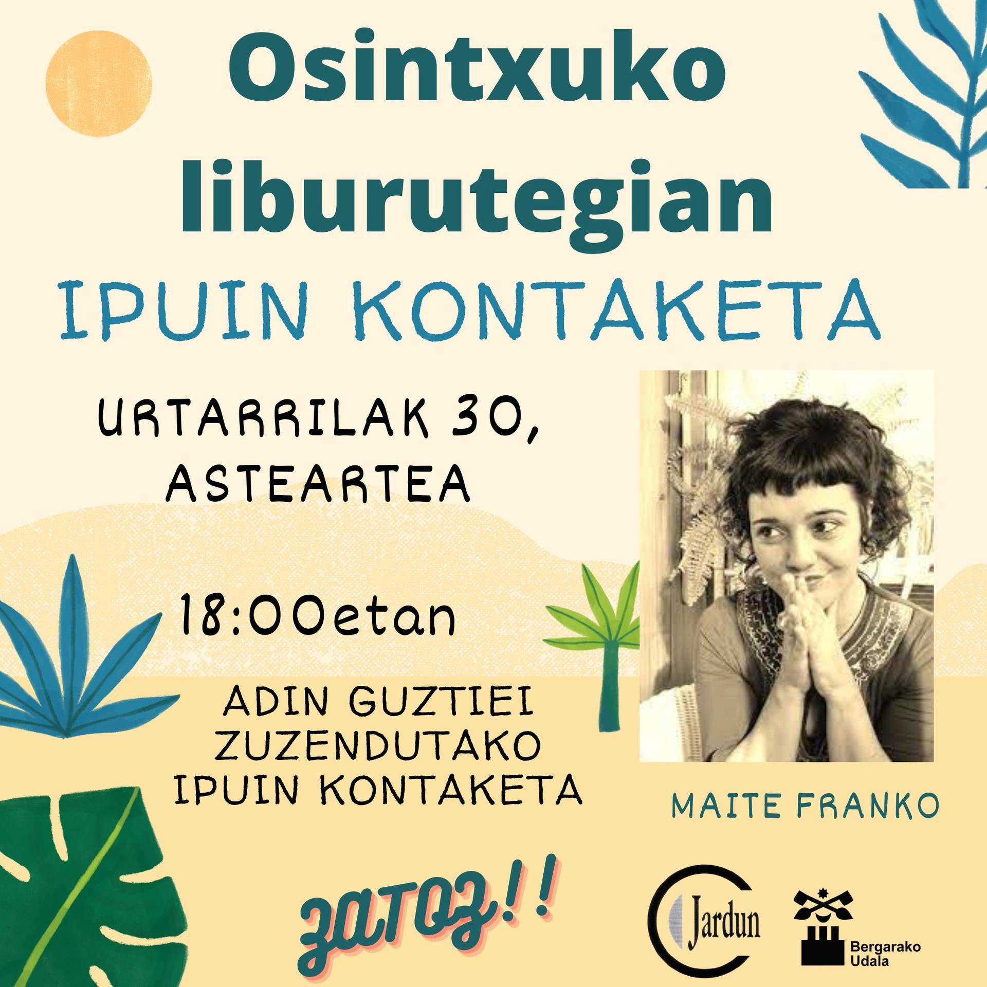 IPUIN KONTAKETA OSINTXUKO LIBURUTEGIAN