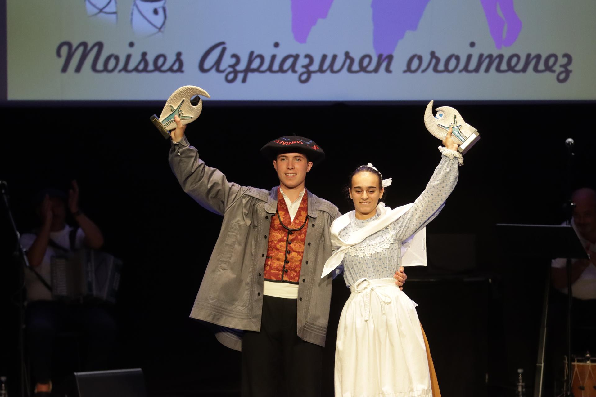 Gorka Granado eta Maren Galvez, dantza askatu txapelketako irabazleak