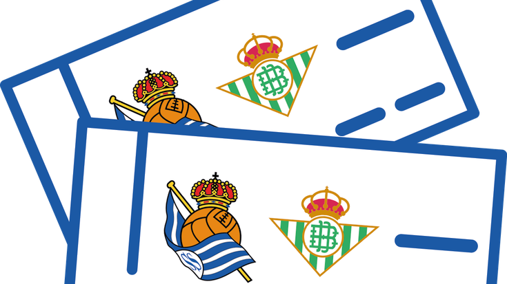 Realaren eta Betisen arteko partidarako sarrerak futbol zelaiko tokirik onenean!