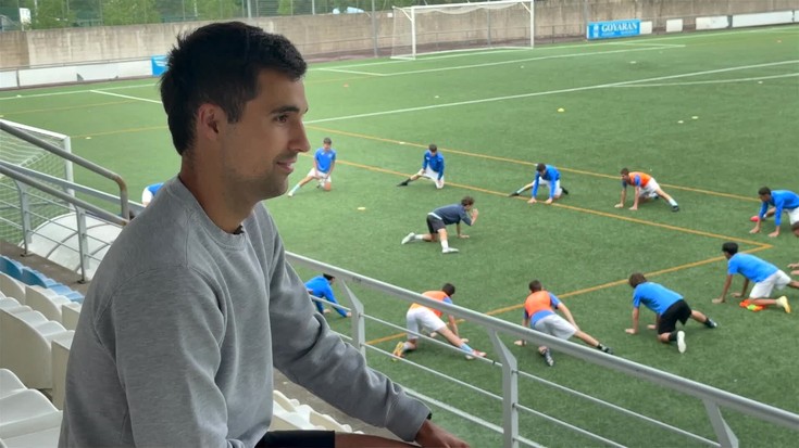 Iago Zuazua: futbol eskolatik Hirugarren Mailara arte
