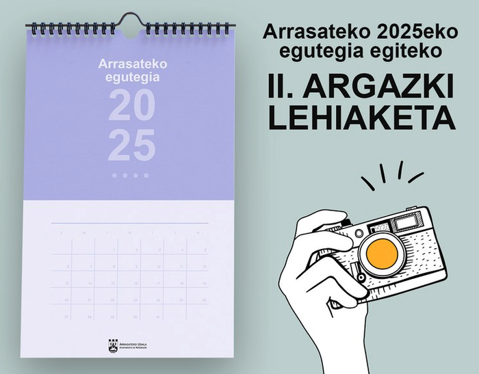 Azken egunak 2025eko egutegiaren argazki lehiaketan parte hartzeko