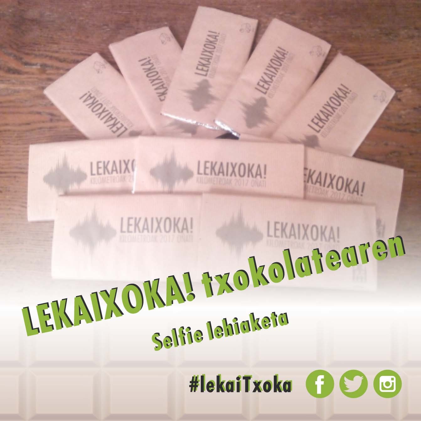 #lekaitxoka selfie lehiaketa abian da