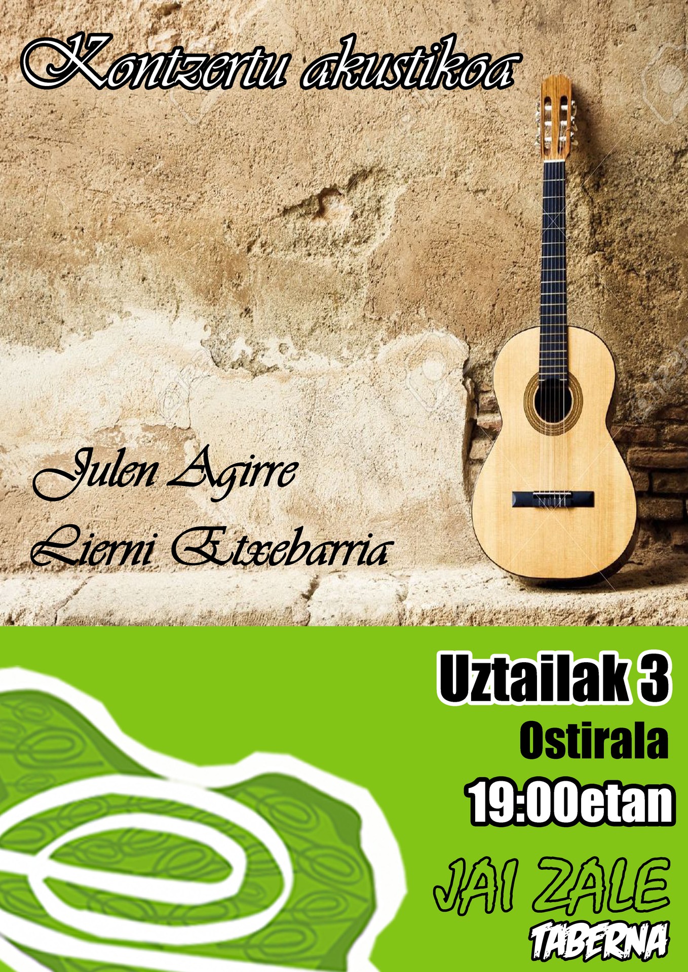 Ostiral honetan uztailak 3 arratsaldeko 19:00etan 