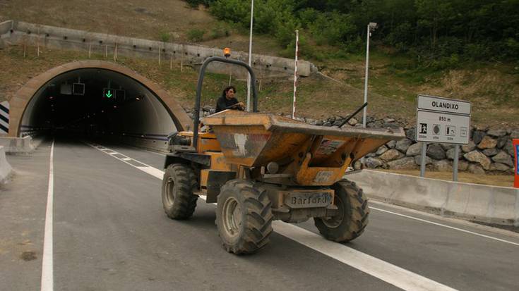 Olandixoko tunela itxita egongo da gaur 08:00etatik 17:00etara, mantentze-lanak direla-eta