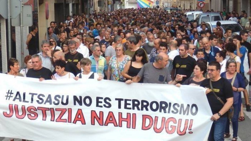 EAJ-PNV gizartea animatzen du larunbateko manifestapenean parte hartzera Iruñan, “Altsasu kasuan” justizia eskatuz