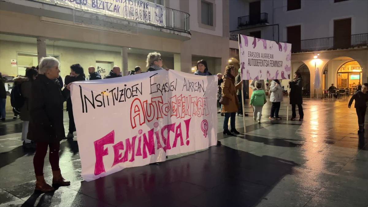 "Instituzioen indarkerian" jarri dute fokua talde feministek