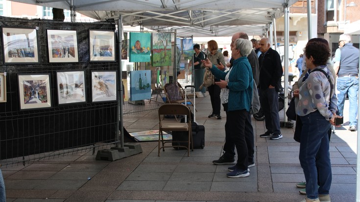 Arrasate Margo Taldearen Arte Azoka Seber Altuben, Kulturateko erakusketaren osagarri