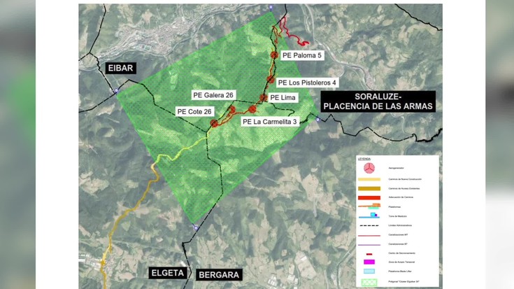 Milaka alegazio aurkeztu dizkiete Basalgo zentral eolikoaren proiektuari