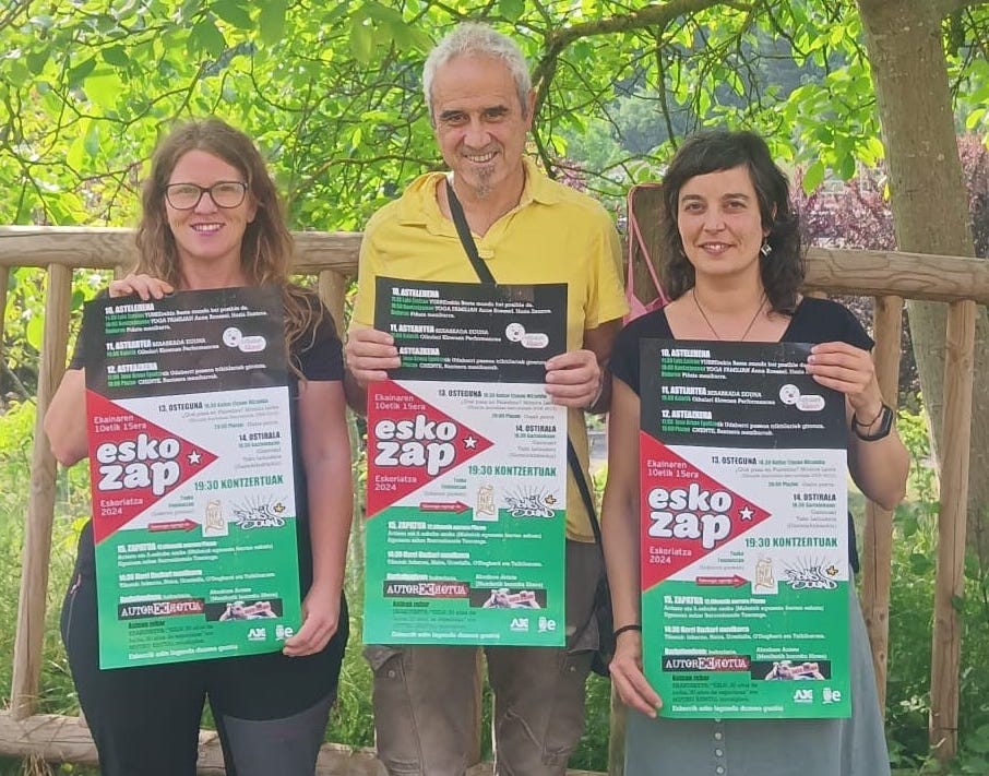 Besarkada gehiago emateko eskatuz, aurkeztu dute Aste Zapatistaren programazioa