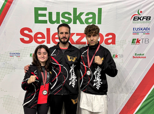 Brontzezko bi domina Euskadiko Karate Txapelketan