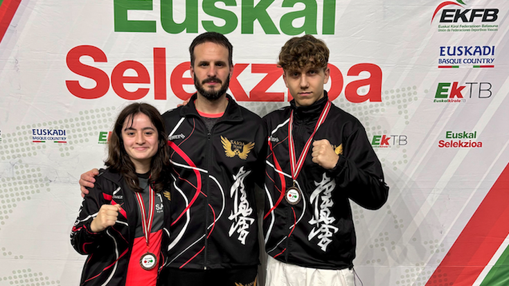 Brontzezko bi domina Euskadiko Karate Txapelketan