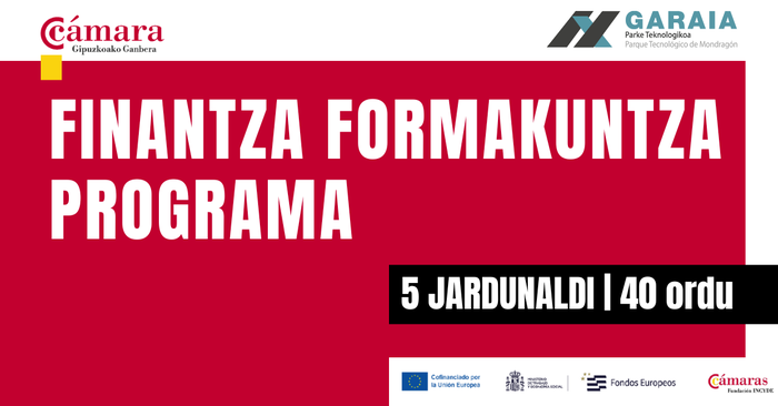 Finantza formakuntza programa PT Garaian, Gipuzkoako Ganberaren eskutik