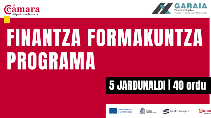 Finantza formakuntza programa PT Garaian, Gipuzkoako Ganberaren eskutik
