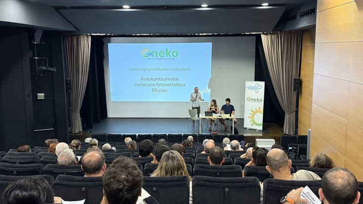 Onekok 180 eguzki panel jarriko ditu Eltzian