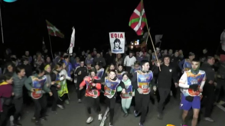 Aramaioarrek ez dute hutsik egin Aramaiora iritsi ez arren lekukoa