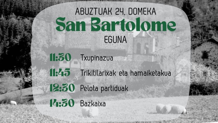 San Bartolome jaiak