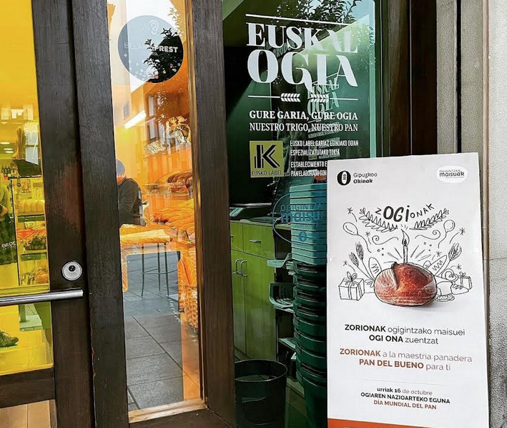 Beroa eta Mendizabal okindegiek bat egingo dute Ogiaren Nazioarteko Egunarekin