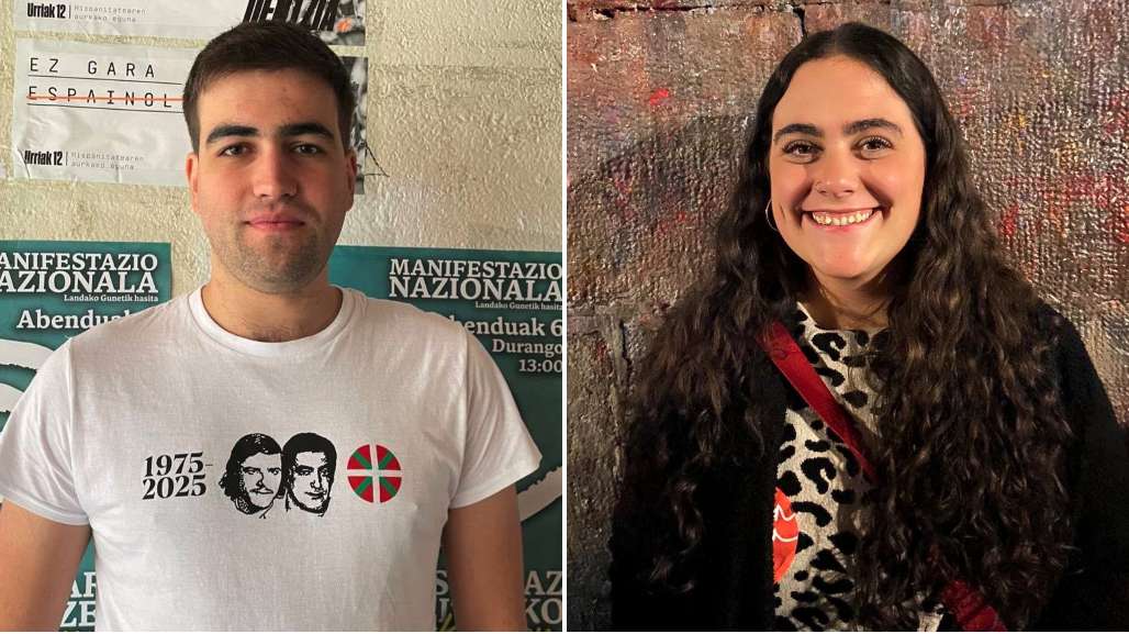 Beñat Loidi eta Amets Arexolaleiba: "Guretzat borroka eta intsumisio eguna da abenduaren 6a"