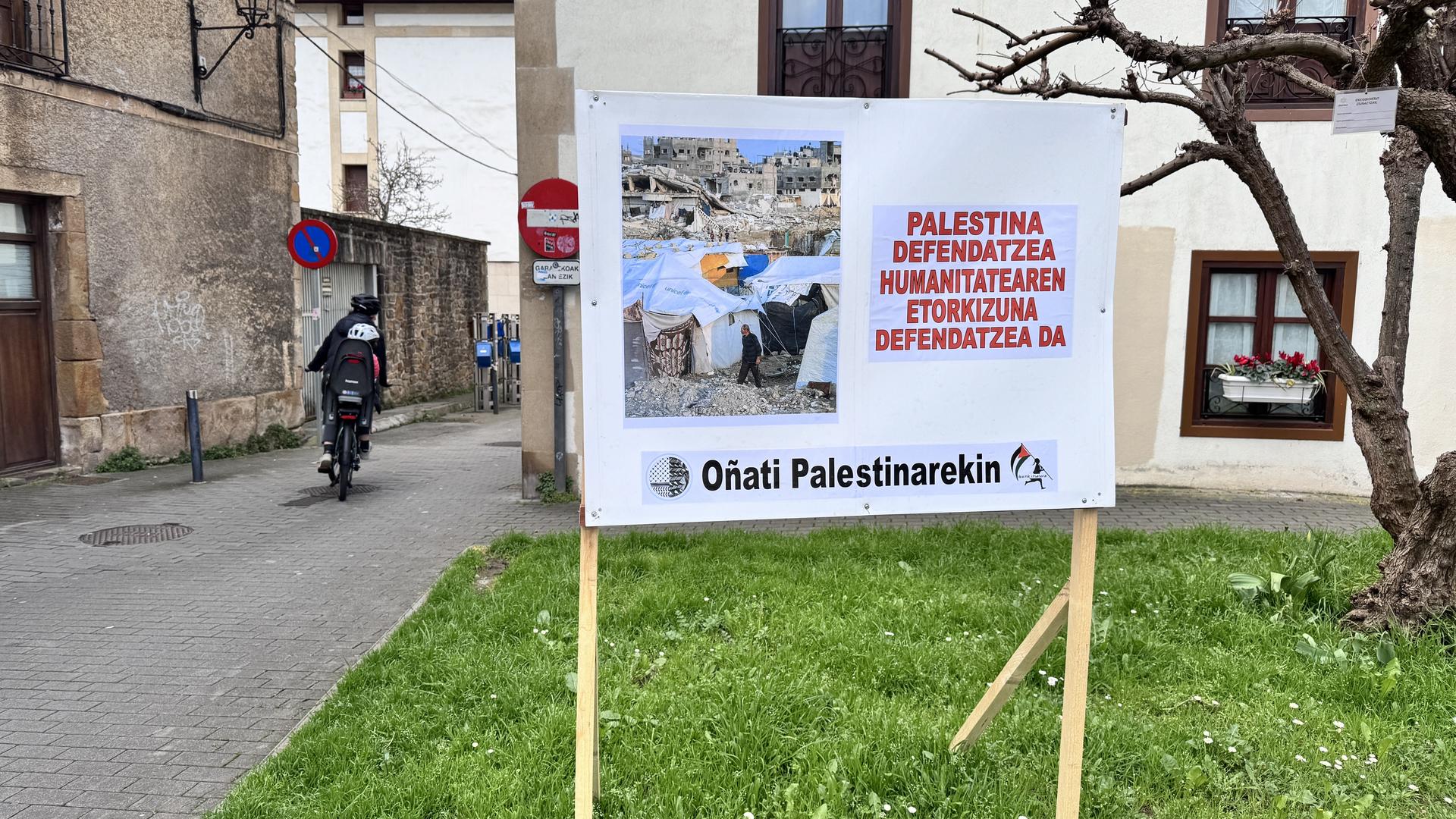 Gaur hitzaldia eta bihar filmak, Palestinaz berba egiteko
