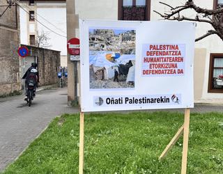 Gaur hitzaldia eta bihar filmak, Palestinaz berba egiteko