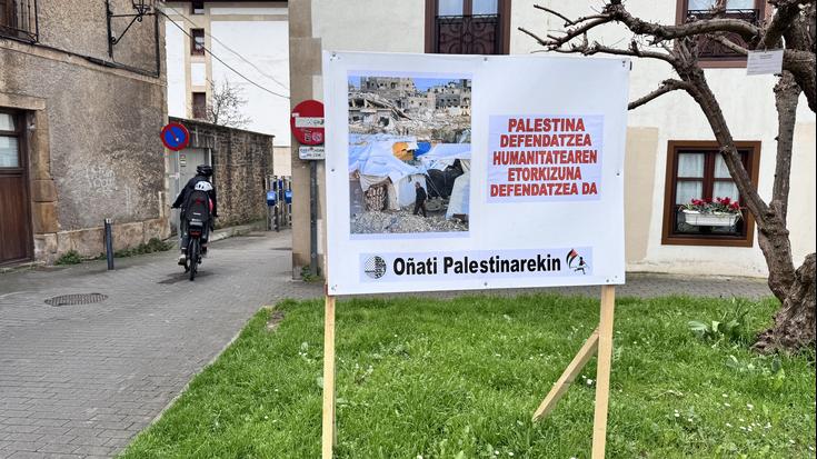 Gaur hitzaldia eta bihar filmak, Palestinaz berba egiteko